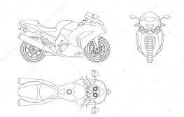 Schema des faces de la moto