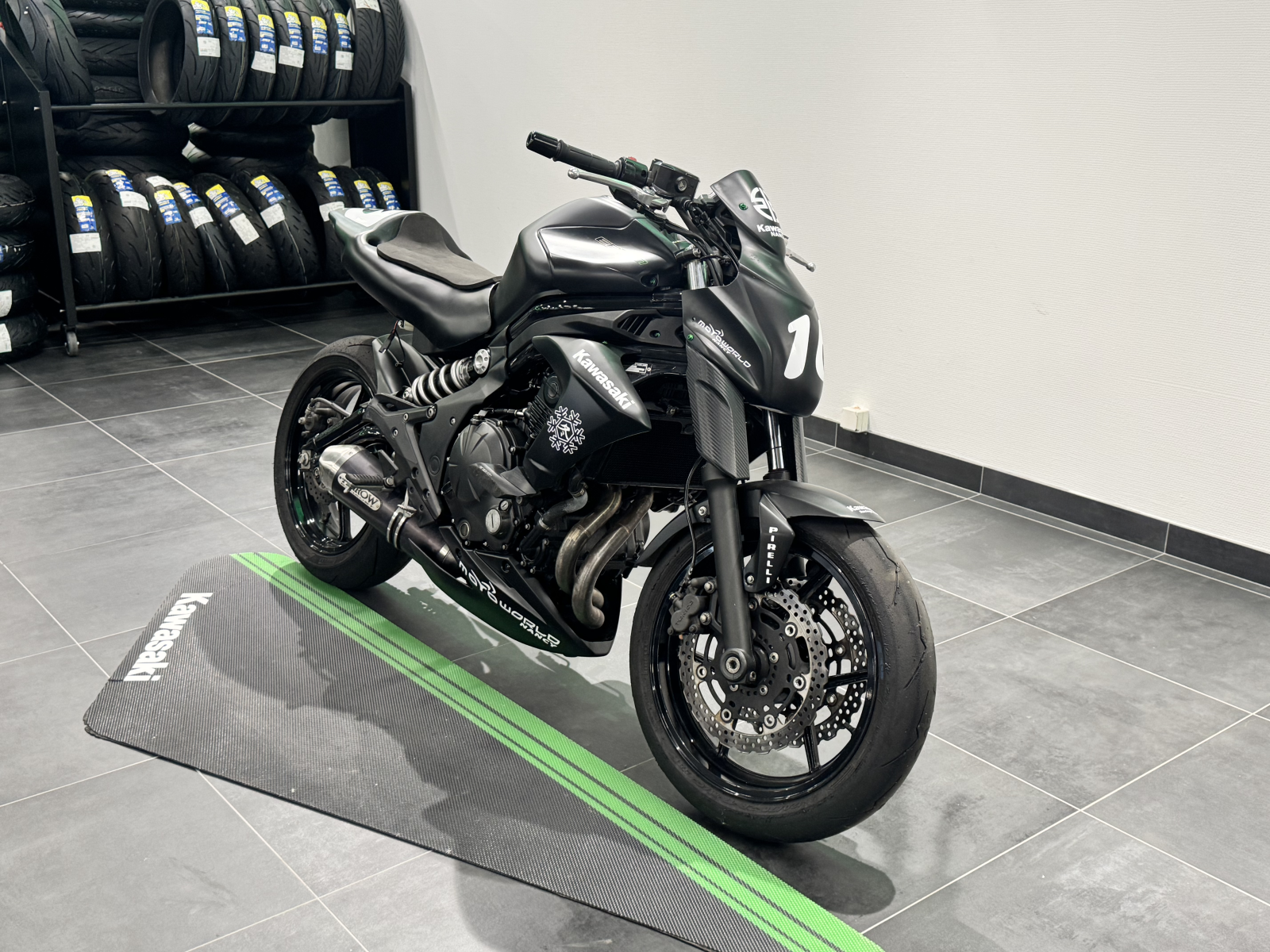 Kawasaki ER-6N Preparation Piste